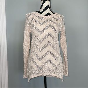 coral Aeropostale sweater
